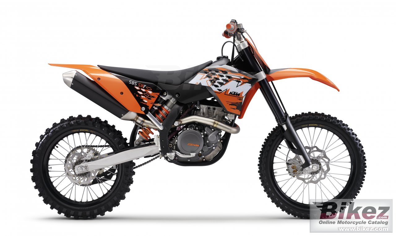 KTM 505 SXF poster